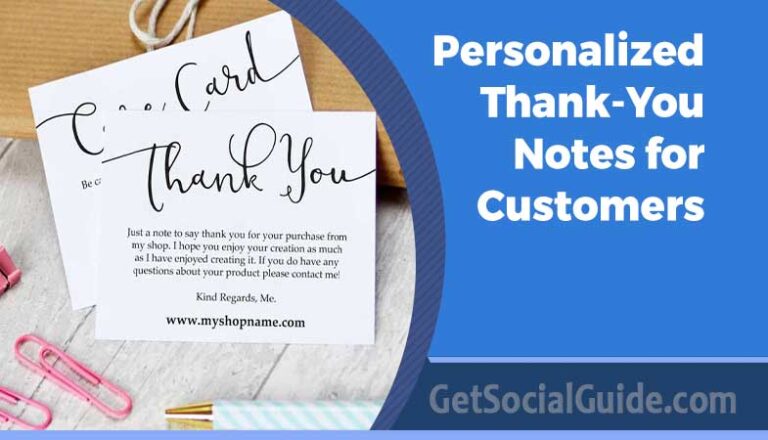 Personalized Thank-You Notes for Customers