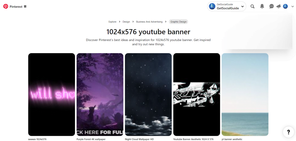 1024x576 Youtube Banner Guide