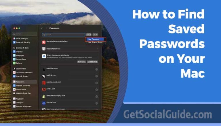 How to Find Saved Passwords on Your Mac