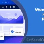 User interface of a WordPress header plugin showing drag and drop elements