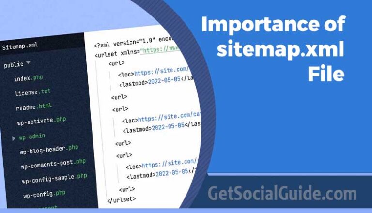 importance of sitemap file