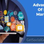 digital marketing concept showing social media, SEO, email marketing, and analytics for business growth