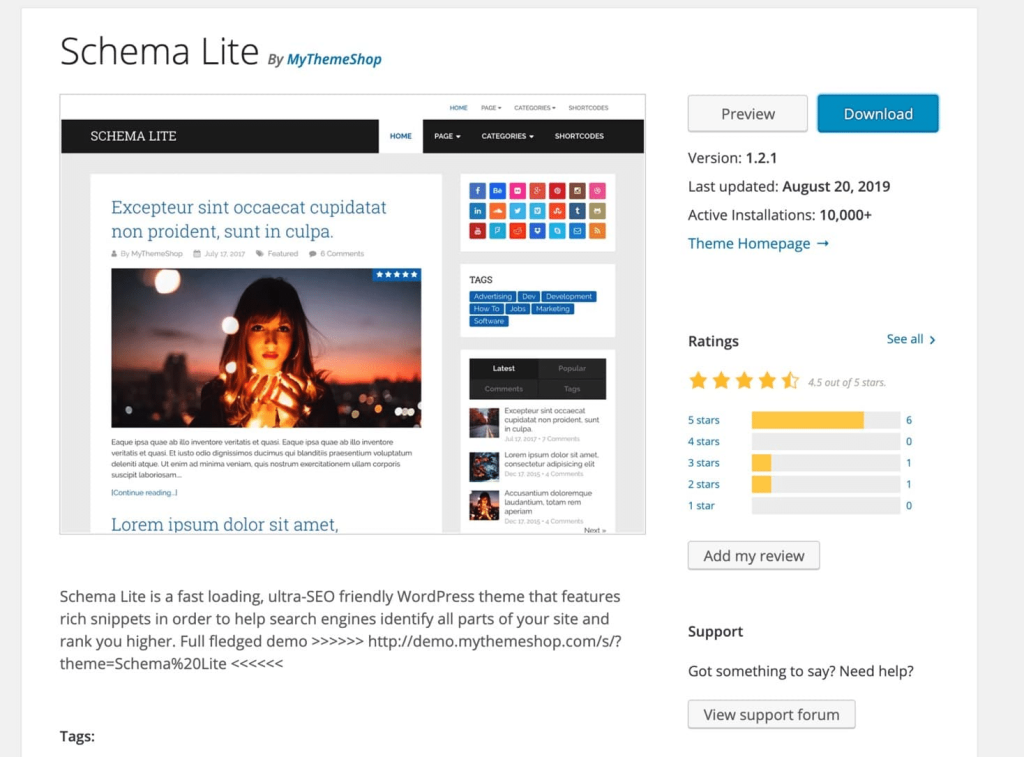 Top Wordpress SEO Themes For Seo Agencies 5 4. Schema Lite: Content-Focused SEO Optimization - Top WordPress SEO Themes For Seo Agencies