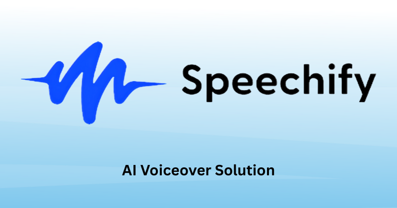 Top Free and Paid AI Voice Generator Tools You Should Try 7 6. Speechify: Best AI Voice Generator for Education & Accessibility