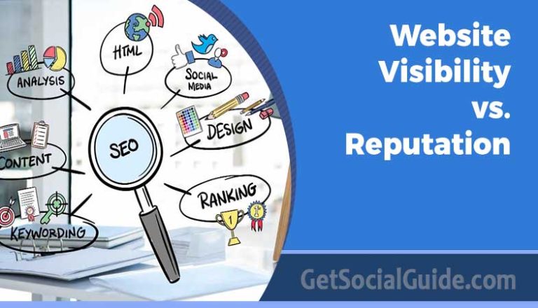Website Visibility vs. Reputation 8 Website Visibility vs. Reputation