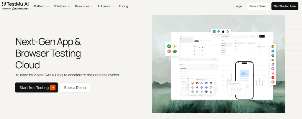 10 Top HTML Validators to Detect Errors and Optimize Your Code 10 LambdaTest free online HTML Validator tool interface showing code input area, validate button, and detailed results report with errors, warnings, and line references — a developer-friendly W3C-based tool with clean UI for quick HTML code validation