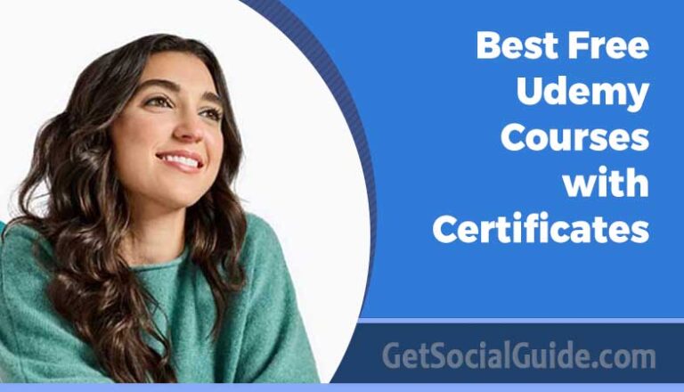 Best Free Udemy Courses with Certificates - GetSocialGuide – Start Grow & Monetize Your WordPress Blog with Social Media