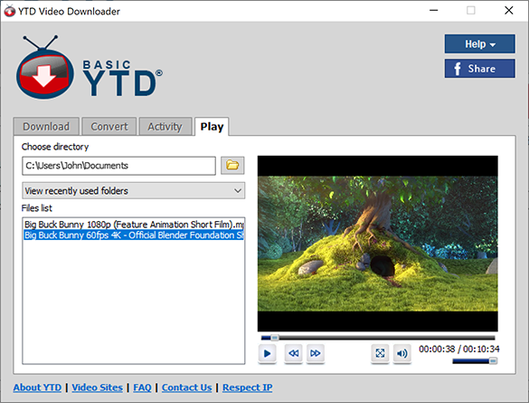 Best YouTube to MP3 Converter 3 YTD Video Converter interface showing download and conversion options