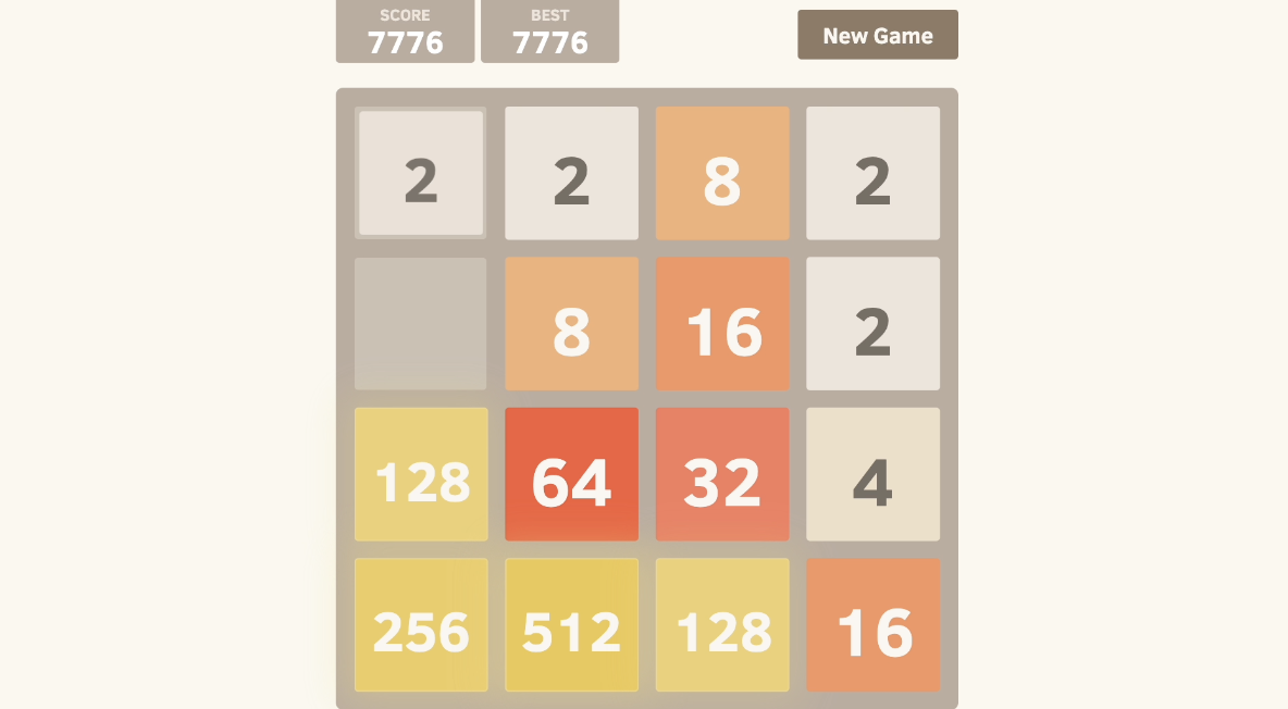 2048 number puzzle game on Coolmath Games — free browser puzzle game where you slide tiles to reach 2048