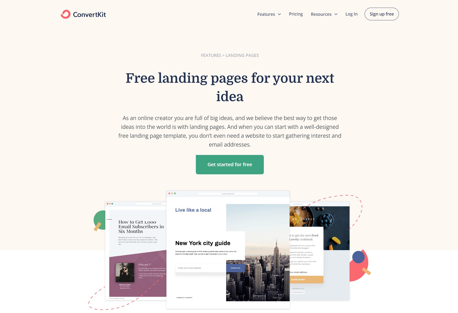 Free Website Builders with Custom Domain - ConvertKit