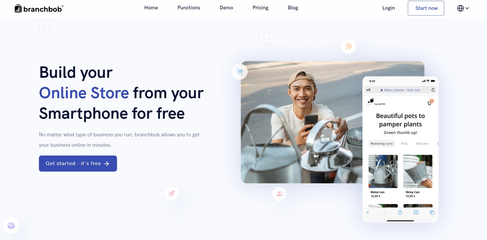 Free Website Builders with Custom Domain - Branchbob