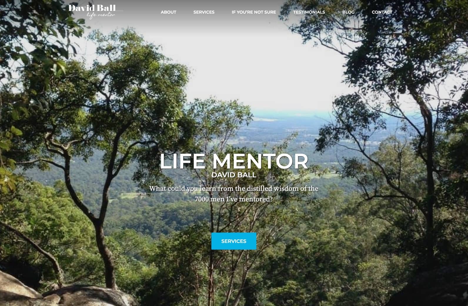 Great Coaching Websites - David Ball life mentor for men