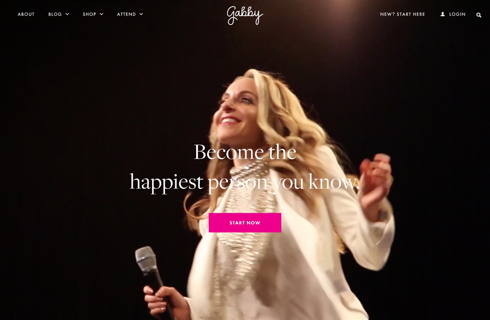 Great Coaching Websites - Gabby Bernstein bestselling author