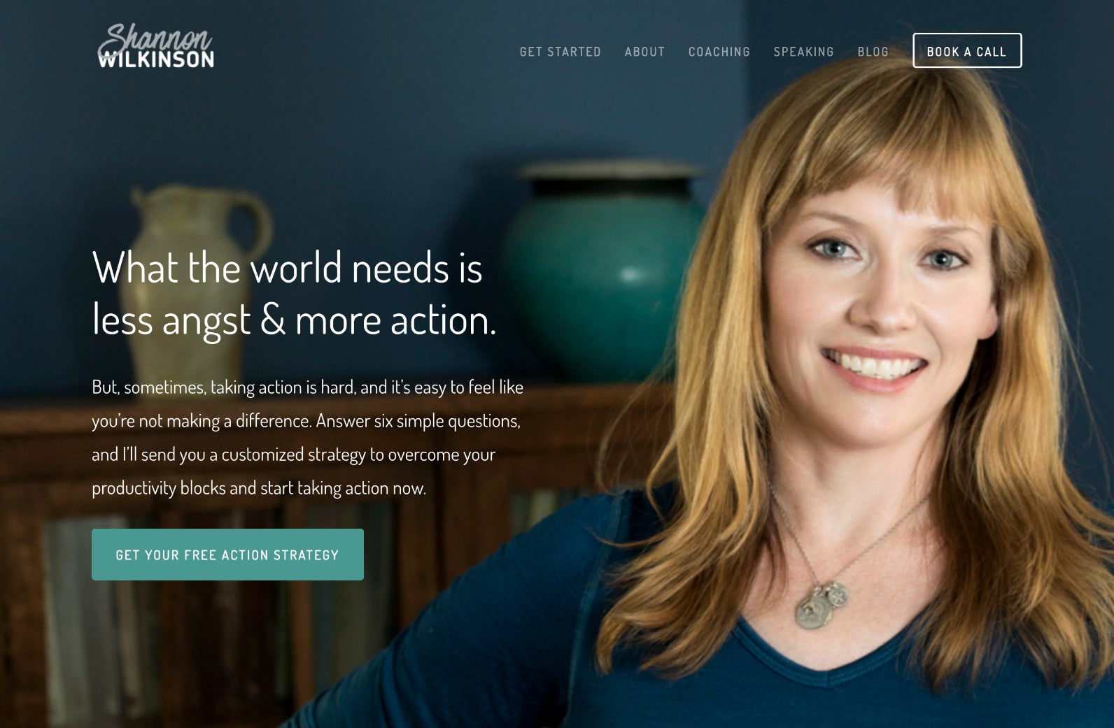 Great Coaching Websites - Shannon Wilkinson coaching