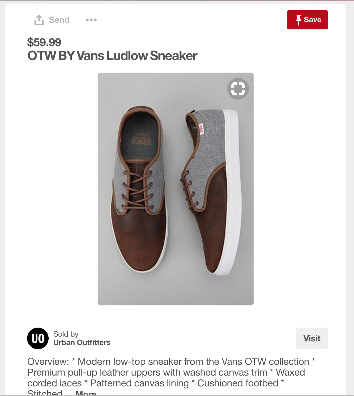 Pinterest Advertising Strategies 38 Expanded pin with visit button