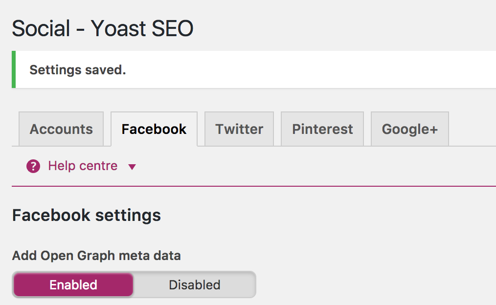 Pinterest Advertising Strategies 32 Enabling Open Graph metadata in Yoast