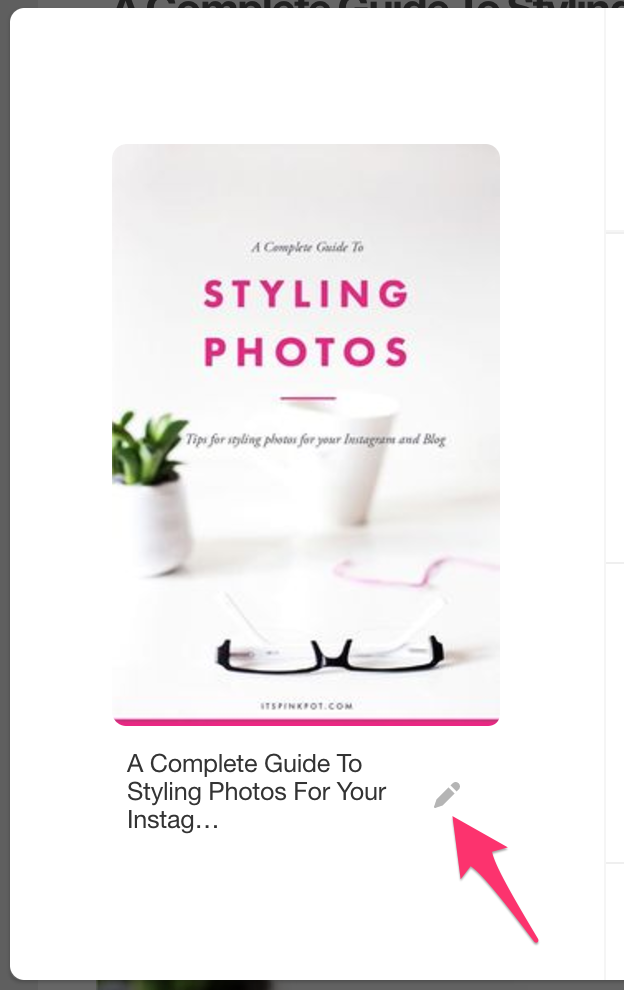 Pinterest Advertising Strategies 6 Editing Pinterest pin description for SEO