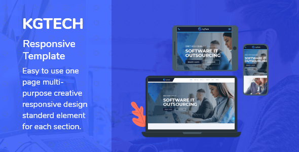IT Solution & Services - Responsive HTML5 Template for tech startups