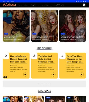 Top 5 High Quality AdSense Friendly Free Blogger Templates 5 Kailasa Blogger Templates