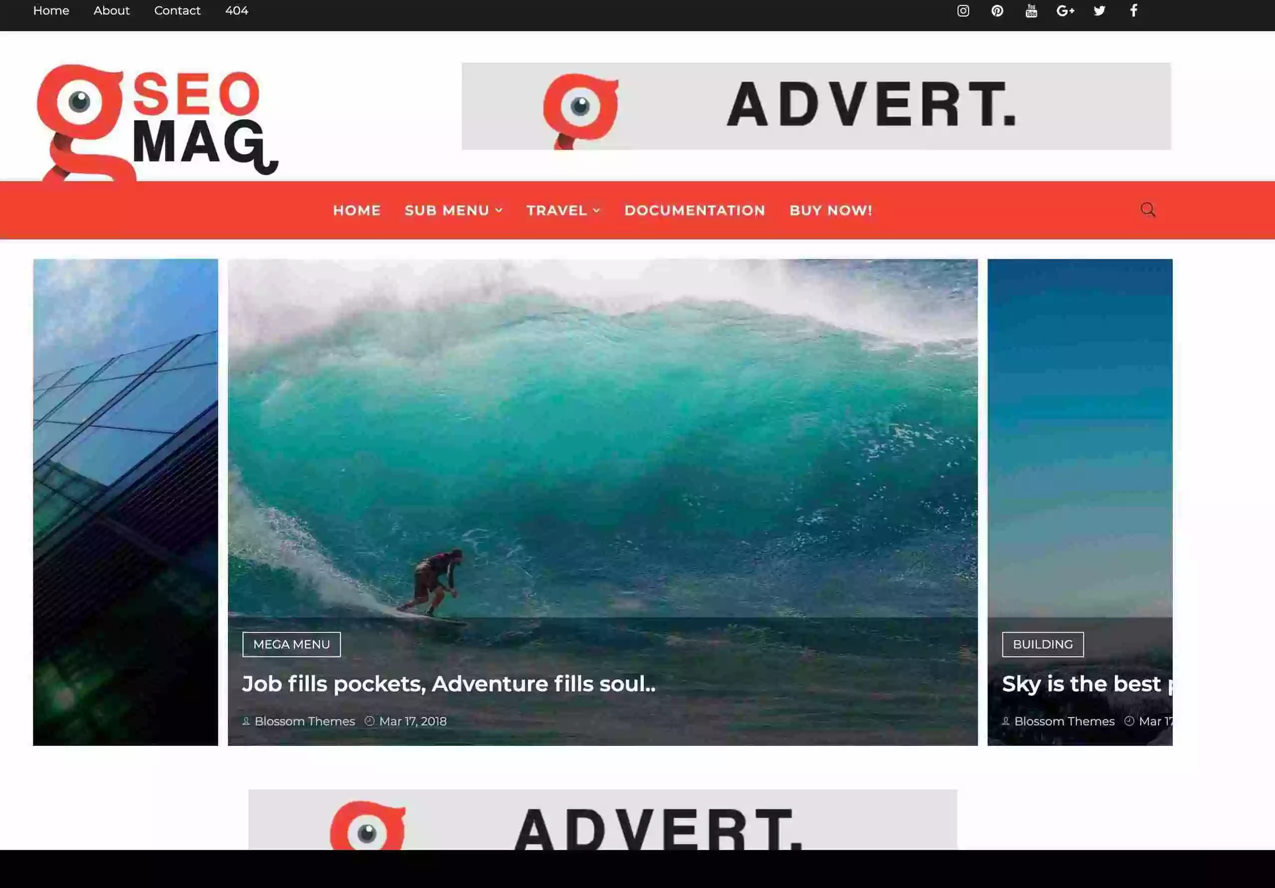 Top 5 High Quality AdSense Friendly Free Blogger Templates 25 SEO MAG free blogger template