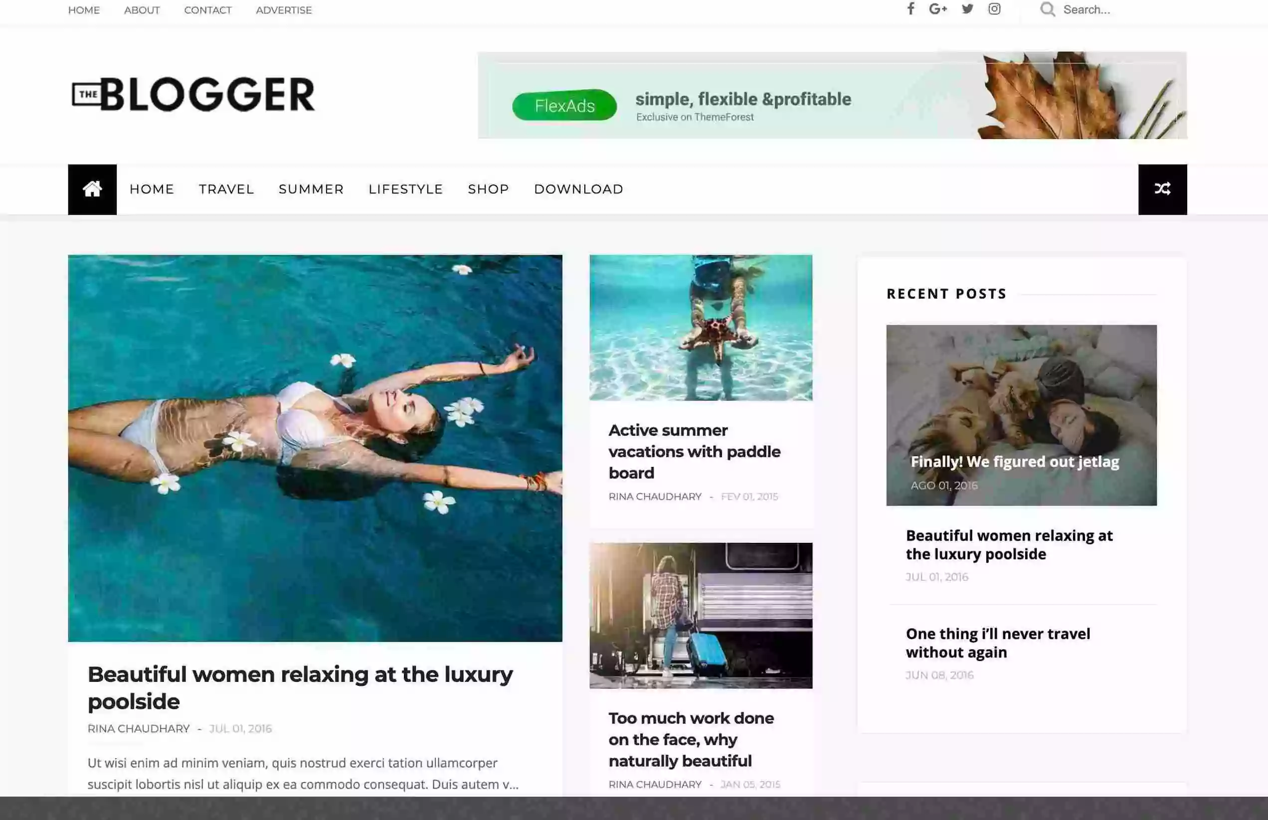 Top 5 High Quality AdSense Friendly Free Blogger Templates 26 TheBlogger