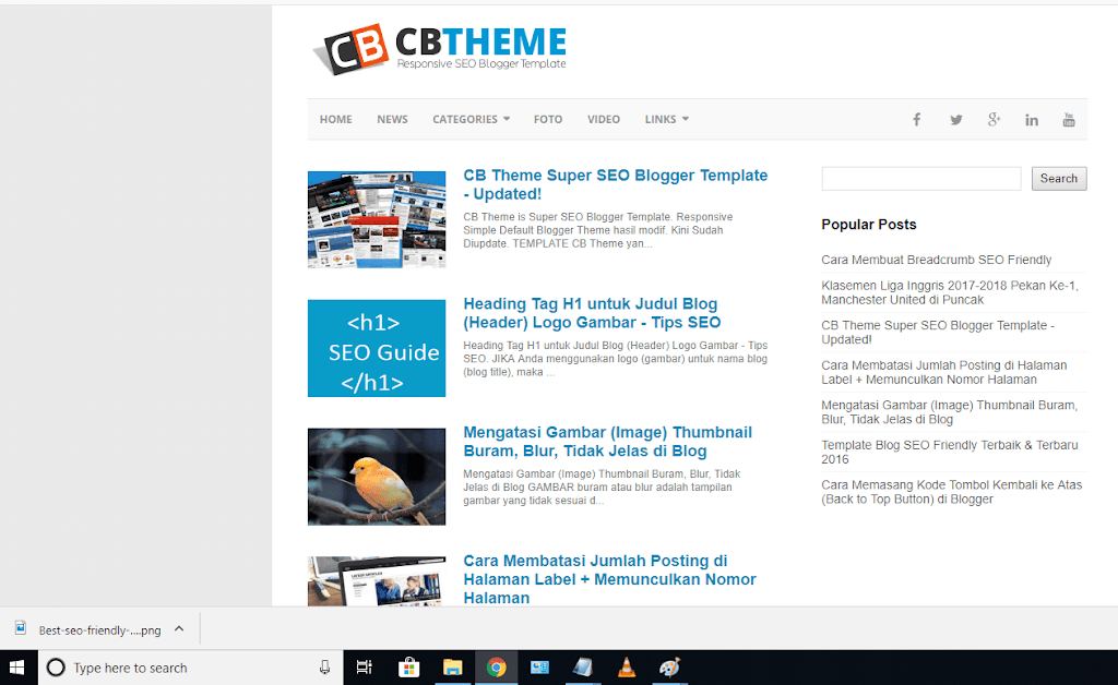 Top 5 High Quality AdSense Friendly Free Blogger Templates 16 cb theme blogger template