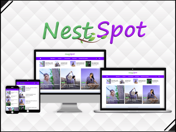 Top 5 High Quality AdSense Friendly Free Blogger Templates 40 Nest Spot Blogger Template