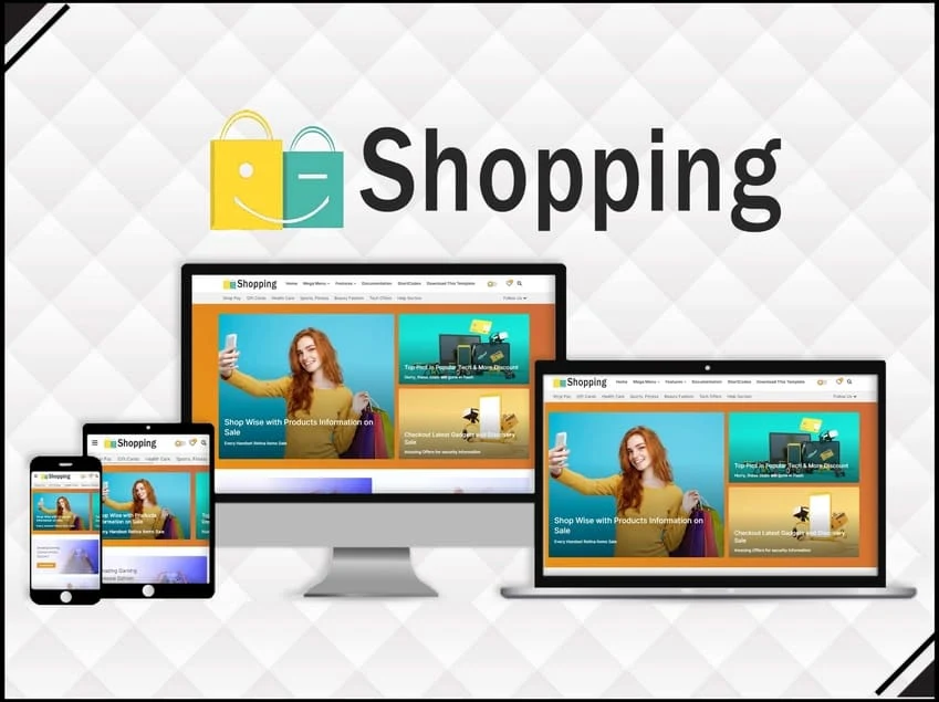 Top 5 High Quality AdSense Friendly Free Blogger Templates 41 Shopping Blogger Template