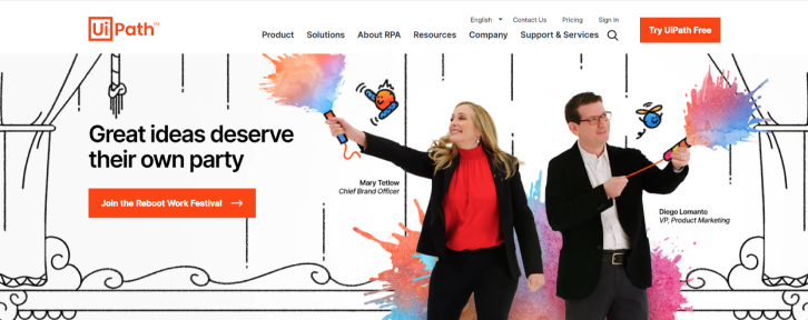 Web Crawler Tools 9 UiPath robotic process automation platform for web crawling and data extraction