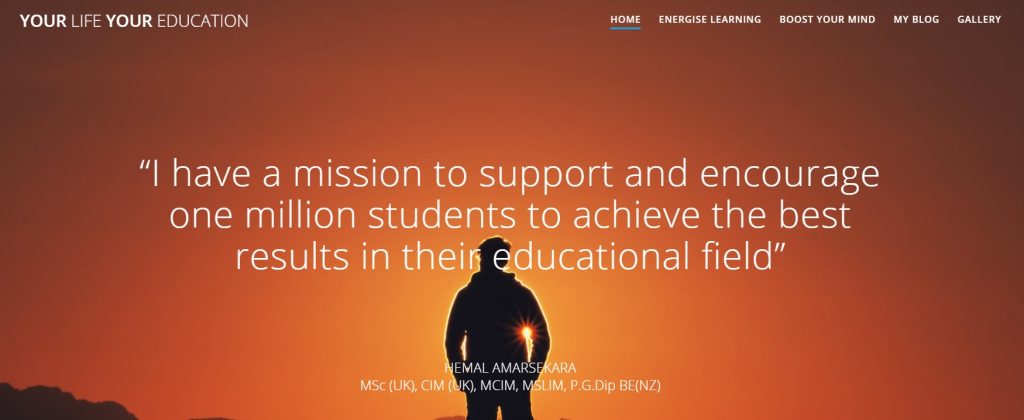 Hemal Amarsekara's educational blog, sharing insights on marketing, branding, and teaching from a certified marketer