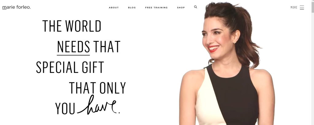 Marie Forleo's personal blog and website, a hub for entrepreneurs and creatives seeking business and life advice - What is a Personal Blog? (2026 Edition: The Ultimate Guide)