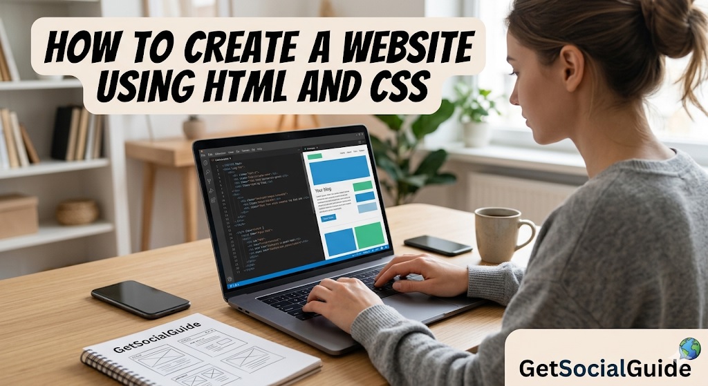 How to Create a Website Using HTML and CSS 2 banner Step-by-step guide to creating a website using HTML and CSS
