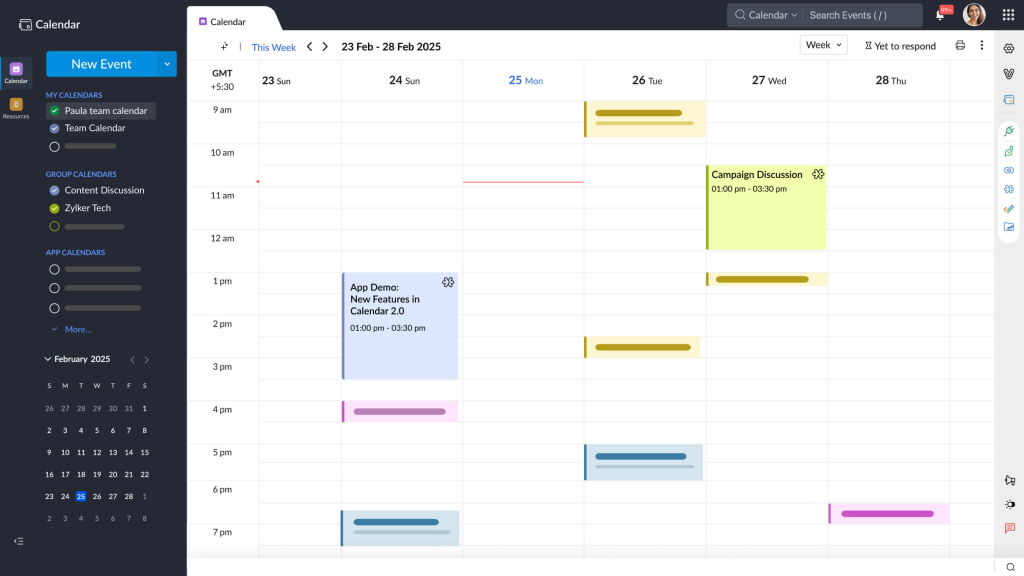 17 Best Google Calendar Alternatives 2 1. Zoho Calendar - 17 Best Google Calendar Alternatives