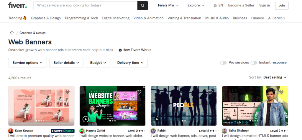 Top 10 Freelance Writing Platforms 11 Fiverr freelance writing gigs platform where writers create service packages and attract clients globally