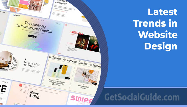 Latest Trends in Website Design 1 latest trends in website design with modern UI UX elements and responsive layout