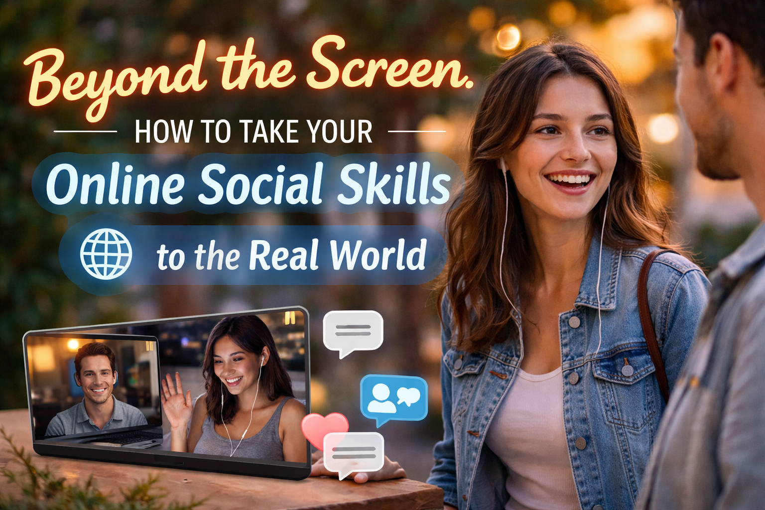 How to Take Your Online Social Skills to the Real World 2 How to Take Your Online Social Skills to the Real World