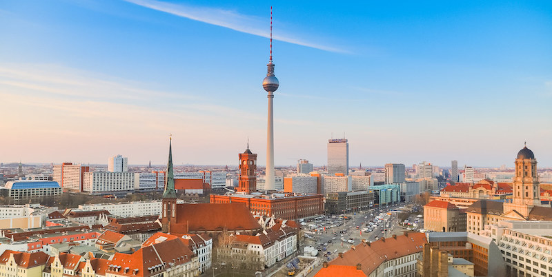 Berlin street scene with Brandenburg Gate – representing the German market entry opportunity