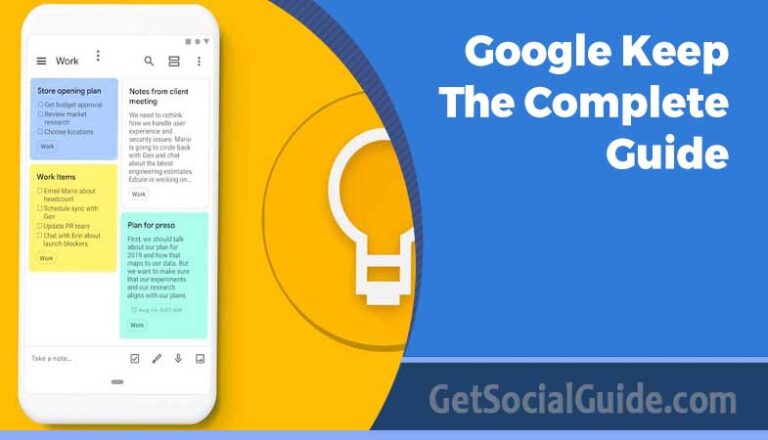 Interface of Google Keep app showing organized color-coded digital notes and checklists