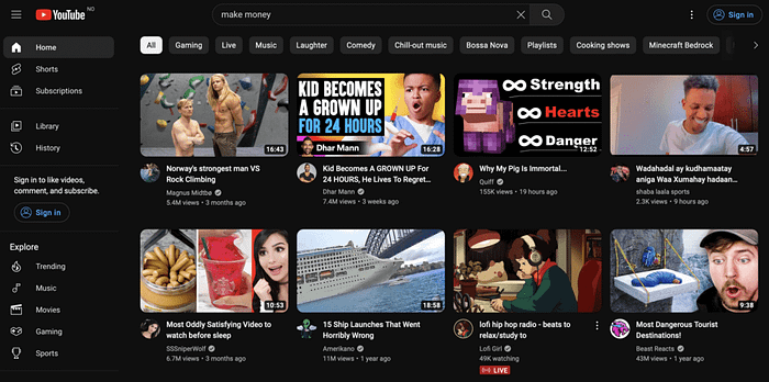 Create YouTube videos with AI tools