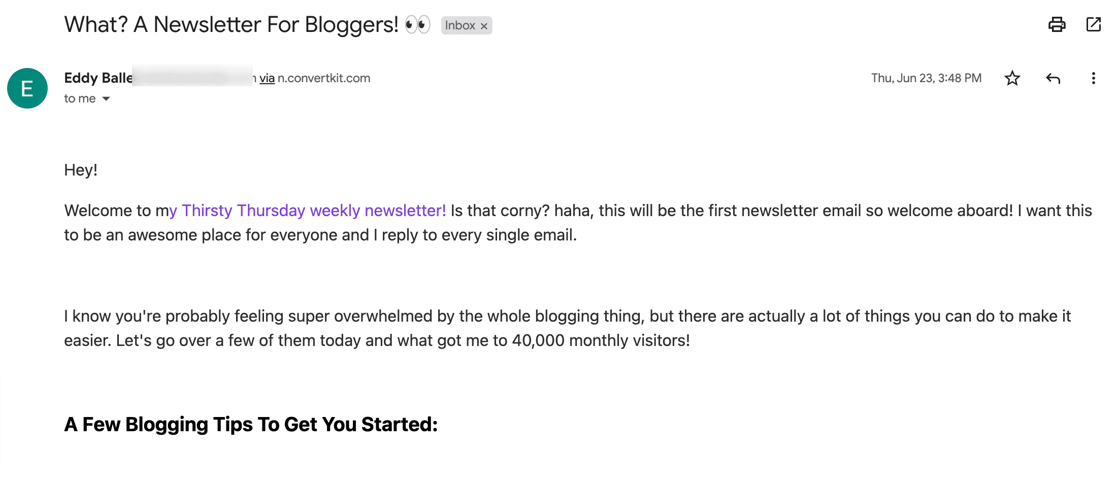 Write newsletters with AI
