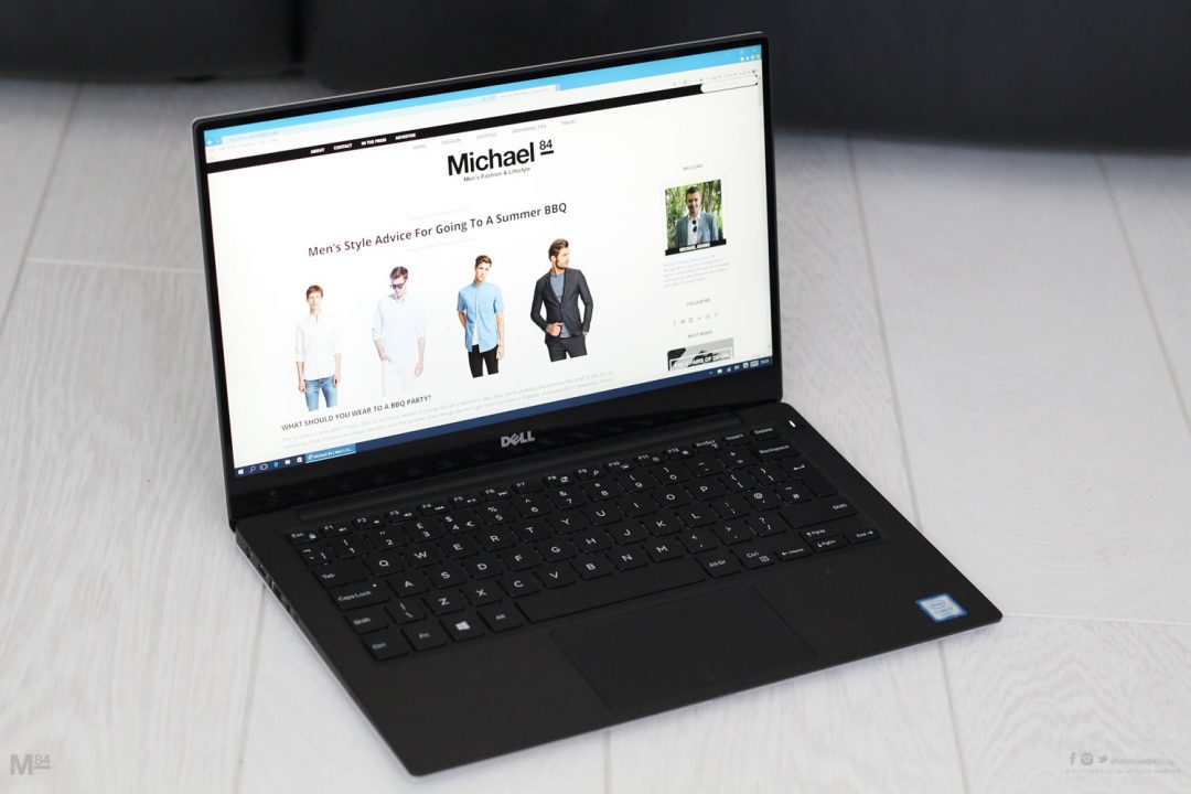 Dell XPS 13 laptop for blogging