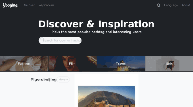 What is Pikdo 3 Yooying website interface showing Instagram profile analysis