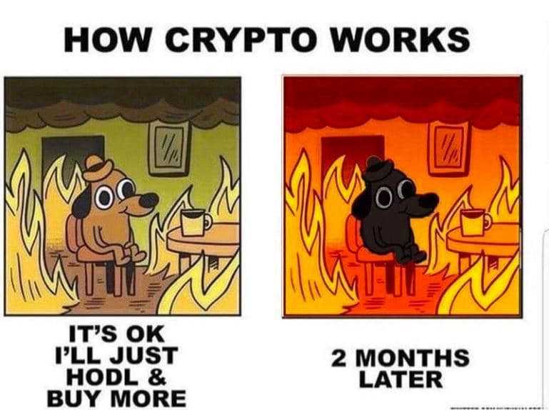 Crypto Crash Meme cryptocurrency crash meme bitcoin loss humor financial anxiety meme