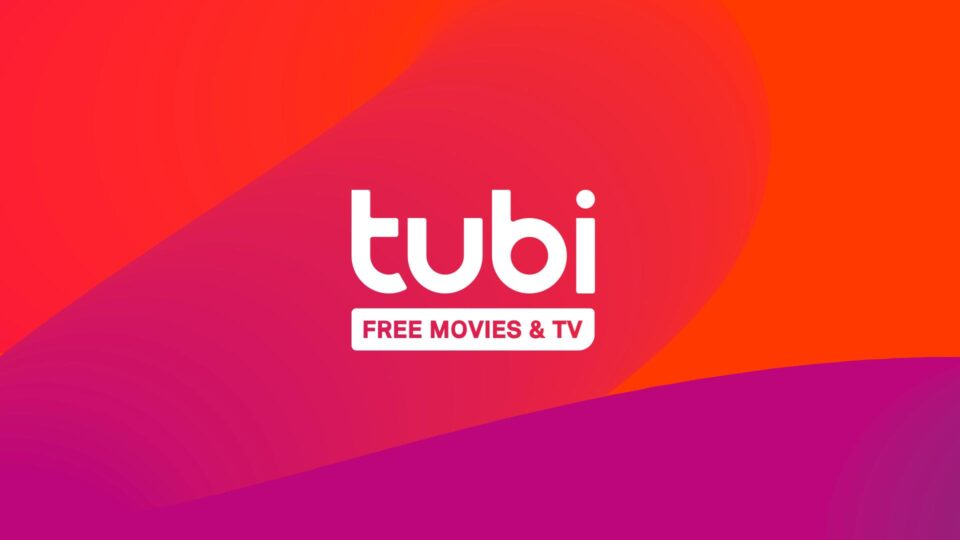 Tubi logo featuring bold white and purple typography representing the largest free ad-supported movie streaming service available.
