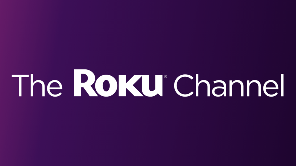 The Roku Channel logo featuring a purple stylized icon and text, signifying Roku's free streaming service available even without a Roku device.
