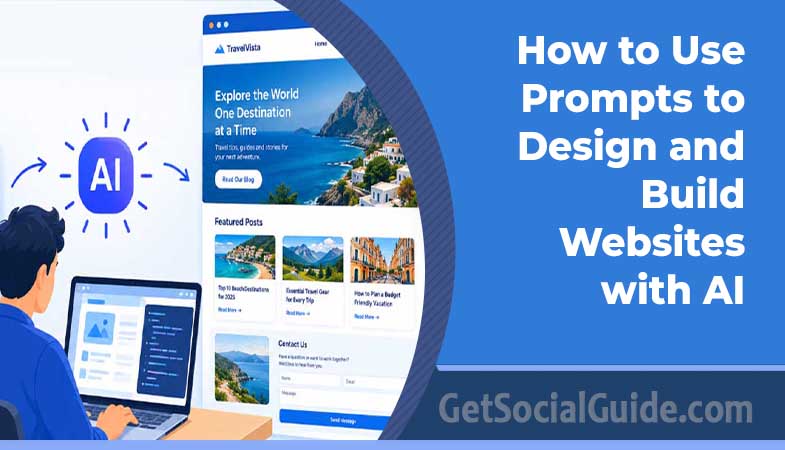 How to Use Prompts to Design and Build Websites with AI -getsocialguide